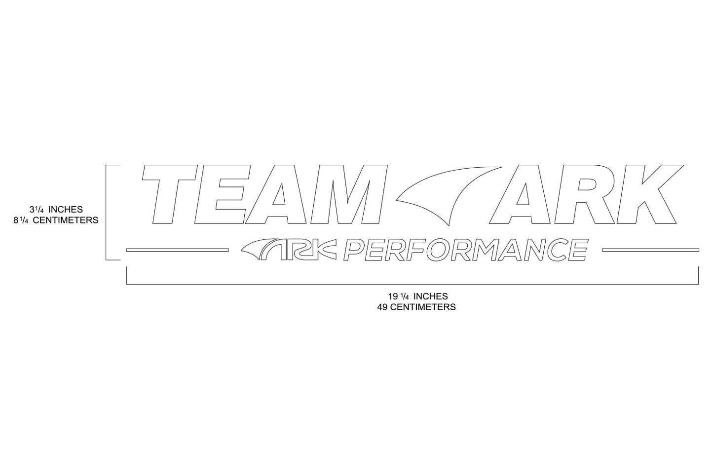 TEAM ARK Large Windshield Banner