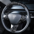 Tesla Model 3 & Y Steering Forged Carbon Fiber Wheel Top Cap | Palenon Performance