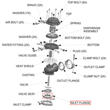 Inlet Flange for TiAL 60mm V60 Wastegate 304 Stainless