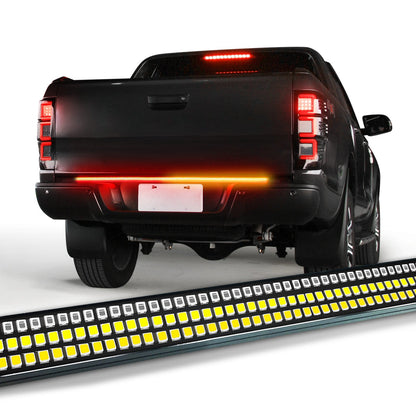 Redline Triple Row LED Tailgate Light Bar with Reverse Light, Brake Light & Sequential Turn Signals