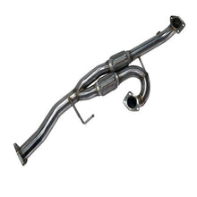 Tsudo J-Pipe Catless Downpipe for 2013-2017 Honda Accord V6 9th Gen