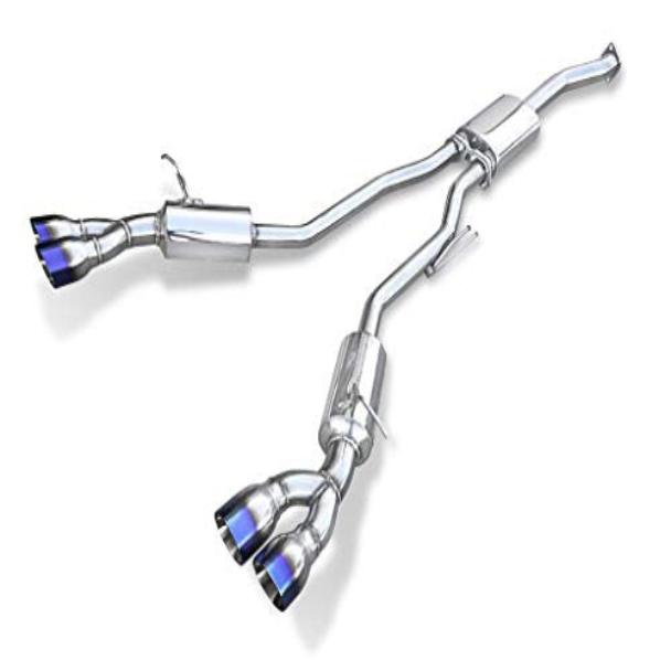 Tsudo Burnt tips 3in Catback Exhaust for Genesis 2010-2018 Coupe 2.0T