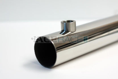 M12 x 1.25 O2 Sensor Bung - Coped for 1.500"-2.500" OD Tube - 6AL4V Grade 5 Titanium