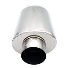Ultra Quiet Resonator - 3.000" Inlet/Outlet x 13.75" Long - 304 Stainless