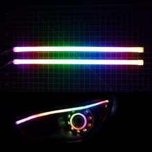 Universal Flexible DRL Tube Diffused Strips | Multicolor