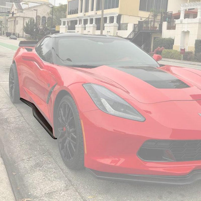 Corvette C7 Z06 Conversion Side Skirts Rocker Panels