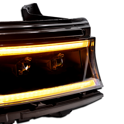 SPDZ1 2015–2024 Dodge Charger Hellfire LED Headlights w/ Switchback DRL & Amber Sequential Turn Signals