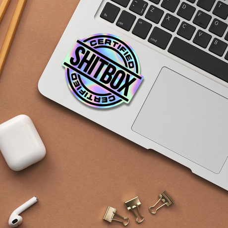 Certified Shitbox Holographic Sticker