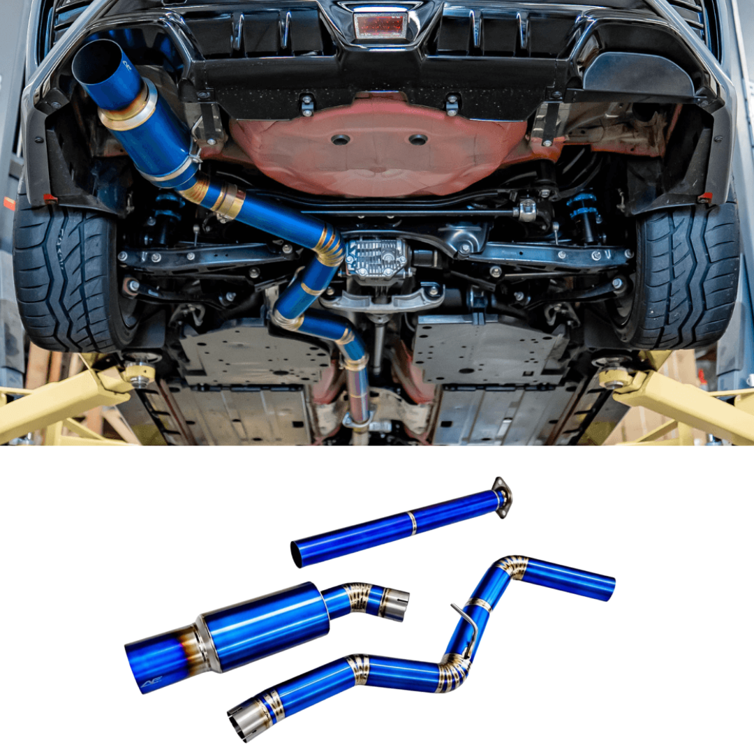 2022-2024 Subaru WRX AFD F1 Titanium Single Exit Catback Exhaust