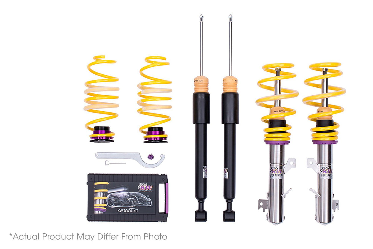 KW Suspensions 102200DA KW V1 Coilover Kit Bundle - BMW 4 Series Coupe; M440i 4WD XDrive; With Electronic Dampers