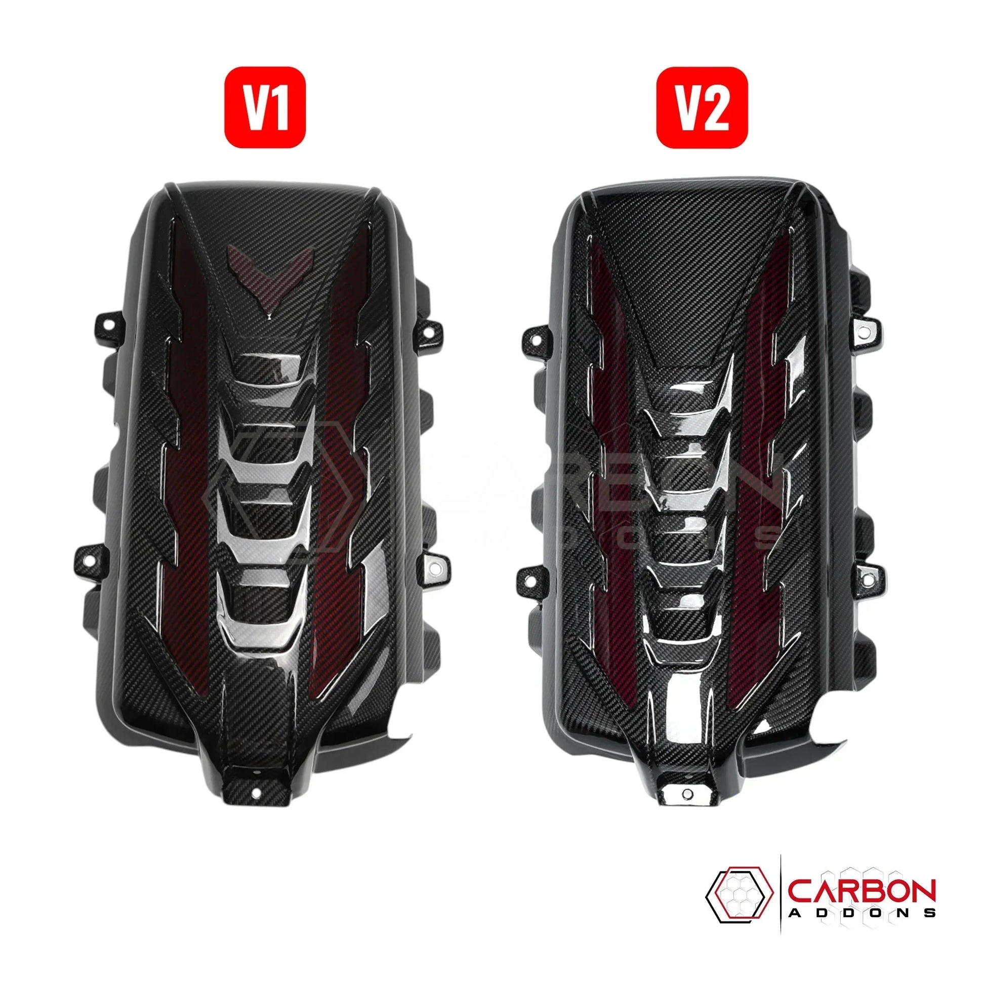 C8 Corvette Stingray Carbon Fiber Engine Cover | Direct OEM Replacement (2020–2026)