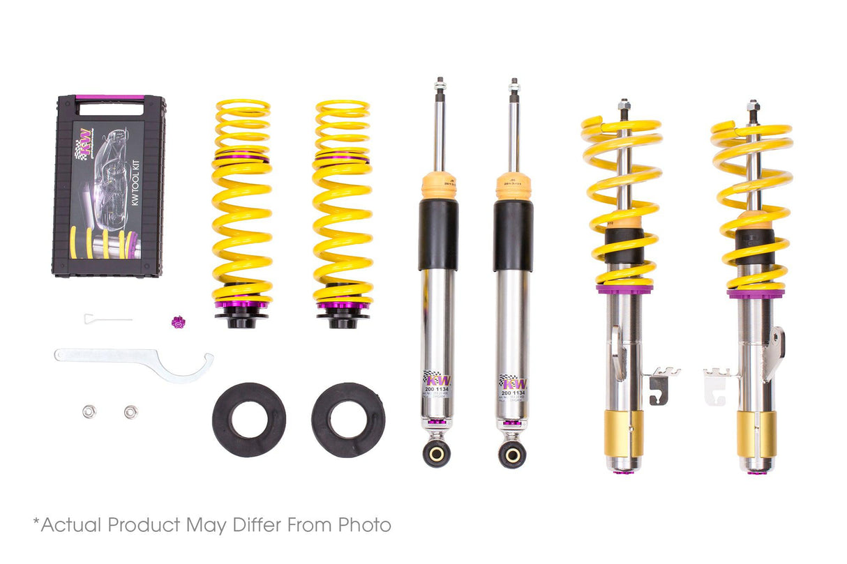 KW Suspensions 352100DL KW V3 Coilover Kit - Audi S3(GY) Sedan 4WD; Without Electronic Dampers