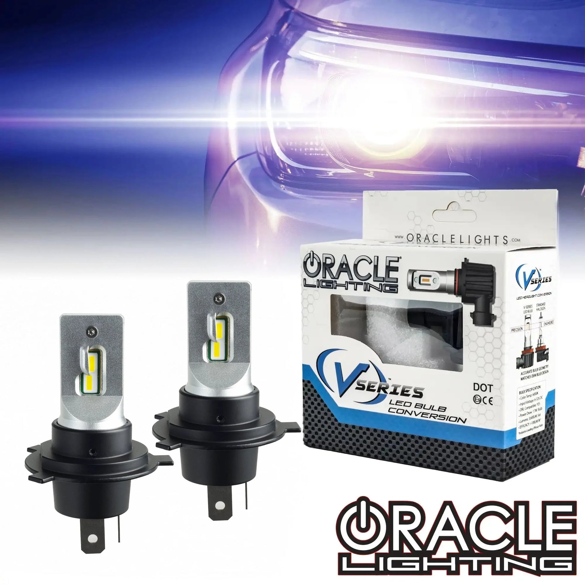 ORACLE Lighting H4 - VSeries LED Light Bulb Conversion Kit DRL