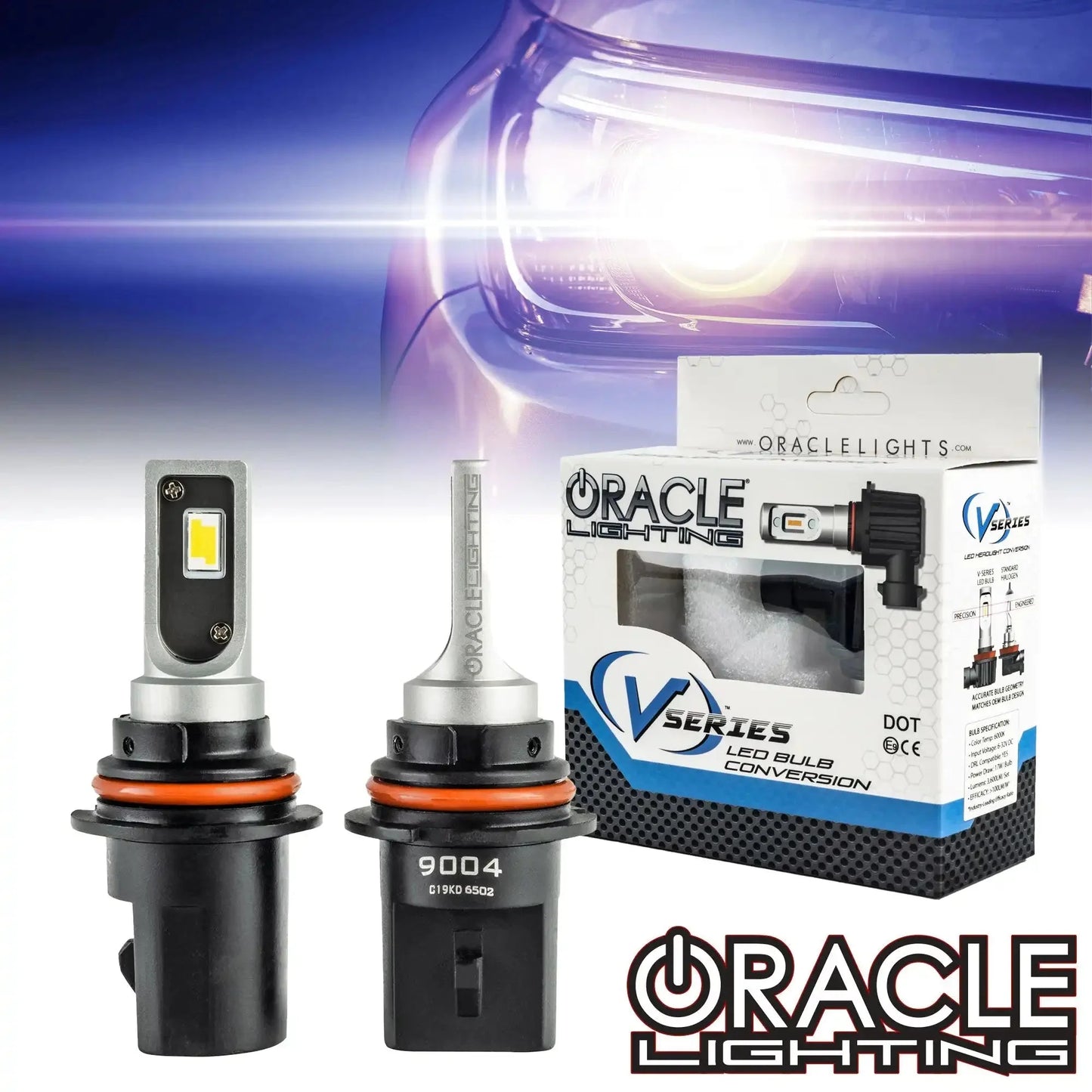 ORACLE Lighting 9004 - VSeries LED Light Bulb Conversion Kit (Low Beam)