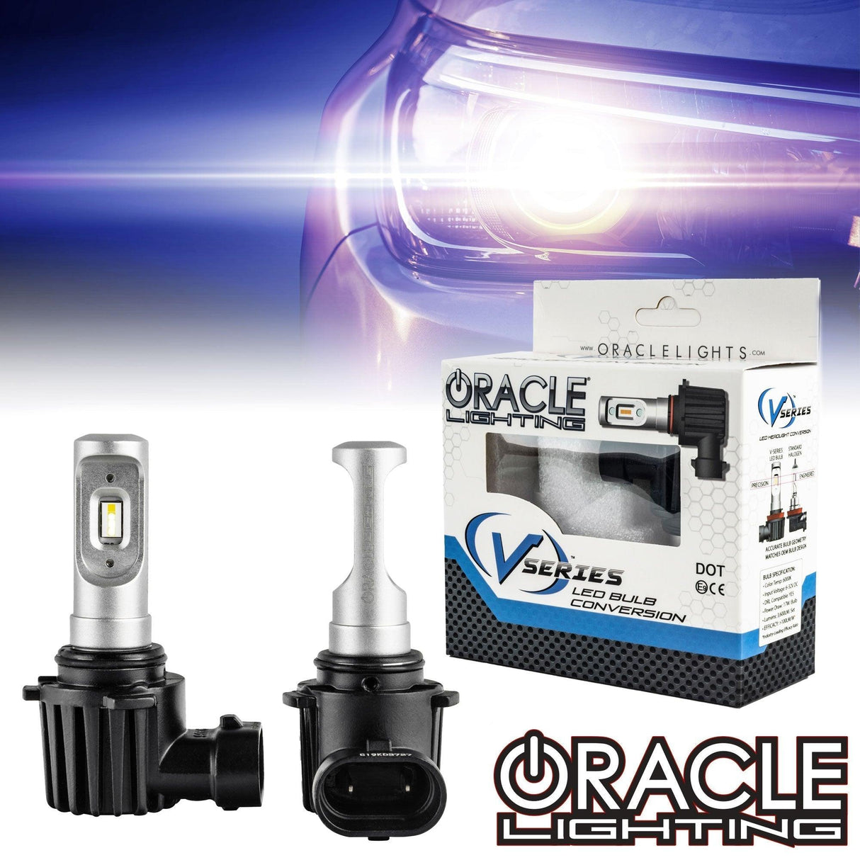 ORACLE Lighting 9006 - VSeries LED Light Bulb Conversion Kit (Fog Light)