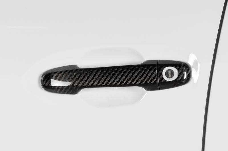 OLM Carbon Fiber Door Handle Covers - 2022 WRX (Base and Premium Trim)