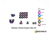 Dress Up Bolts Stage 1 Titanium Hardware Engine Bay Kit - Hyundai Veloster (2012-2018)