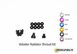 Titanium Hardware Radiator Shroud Kit - Hyundai Veloster (2012-2018)