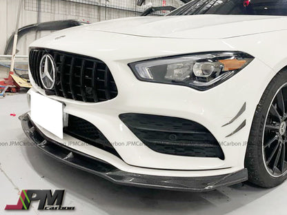 [JPMCarbon] DP Style Carbon Fiber Front Bumper Add-on Lip Fits For 2020-2022 Mercedes-Benz W118 CLA-Class with AMG Sport Package Only