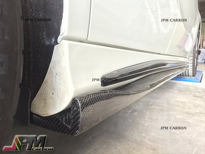 RZ Style Carbon Fiber Side Skirt Expansion Lips for FOR 2013-2018 Mercedes-Benz W176 A-Class with AMG Sport Package & A45 Only