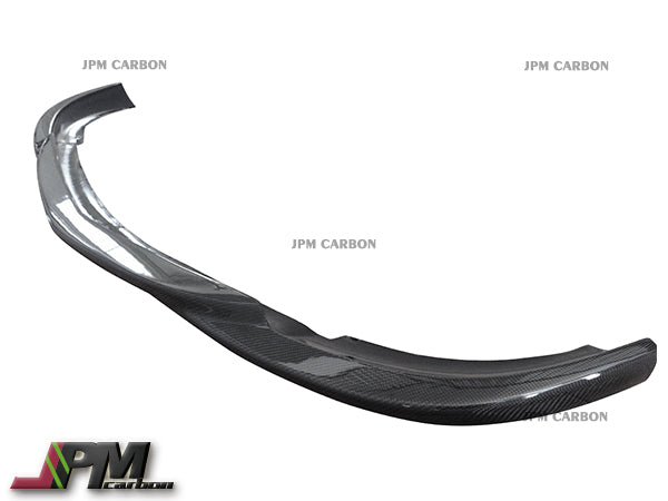 GH Style Carbon Fiber Front Bumper Add-on Lip Fits For 2008-2011 Mercedes-Benz W204 Pre-facelift C-Class Sedan with AMG Sport Package Only