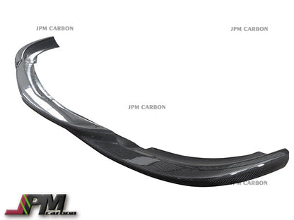 GH Style Carbon Fiber Front Bumper Add-on Lip Fits For 2008-2011 Mercedes-Benz W204 Pre-facelift C-Class Sedan with AMG Sport Package Only