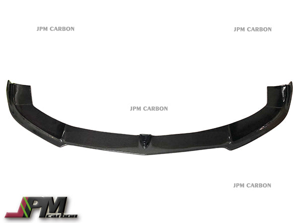 DP Style Carbon Fiber Front Bumper Add-on Lip Fits For 2014-2016 Mercedes-Benz W212 Facelift E-Class Sedan with AMG Sport Package Only