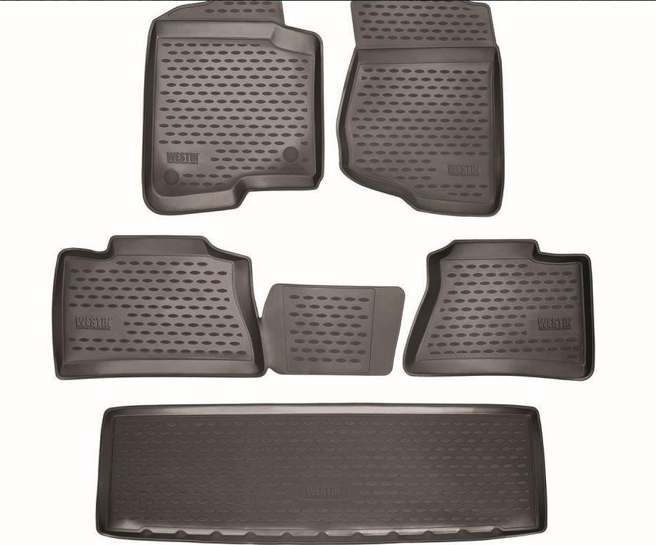 Westin 2015-2016 Chevrolet Tahoe Profile Floor Liners 6pc - Black