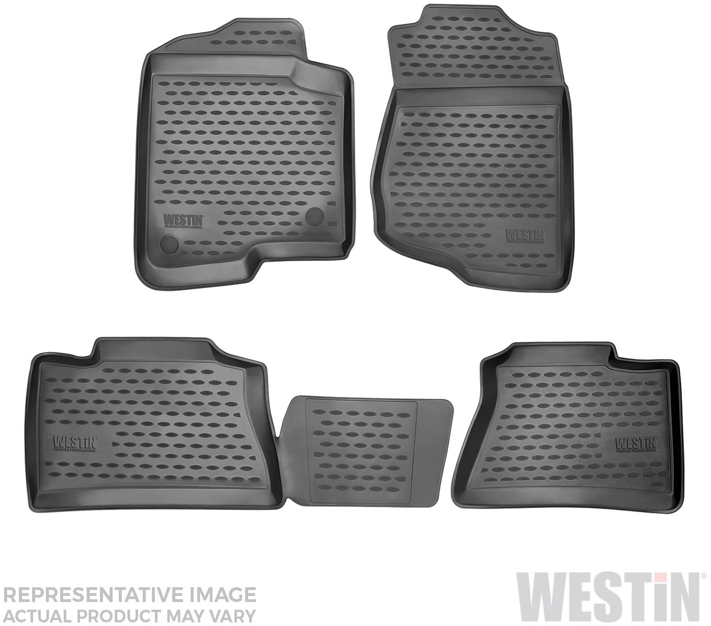 Westin 2011-2014 Ford Mustang Profile Floor Liners 4pc - Black