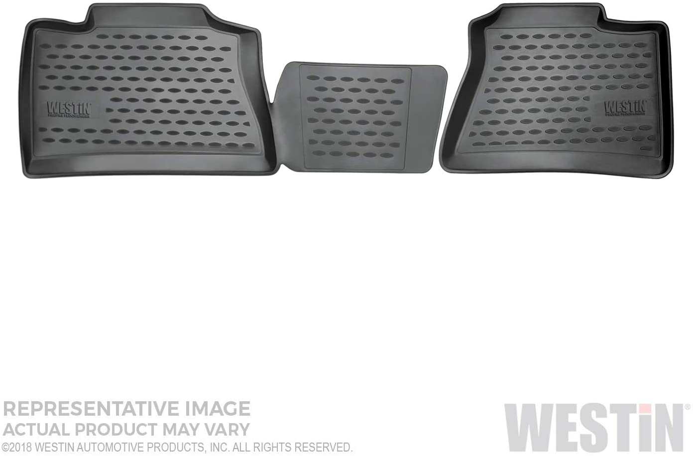 Westin 15-18 Ford F150 Super Cab Profile Floor Liners 2nd Row - Black