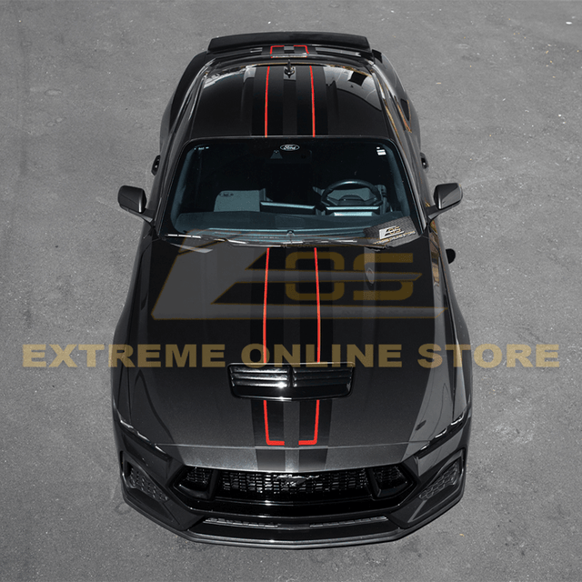 2024-Up Mustang GT Hood Body Stripe 3M Decals