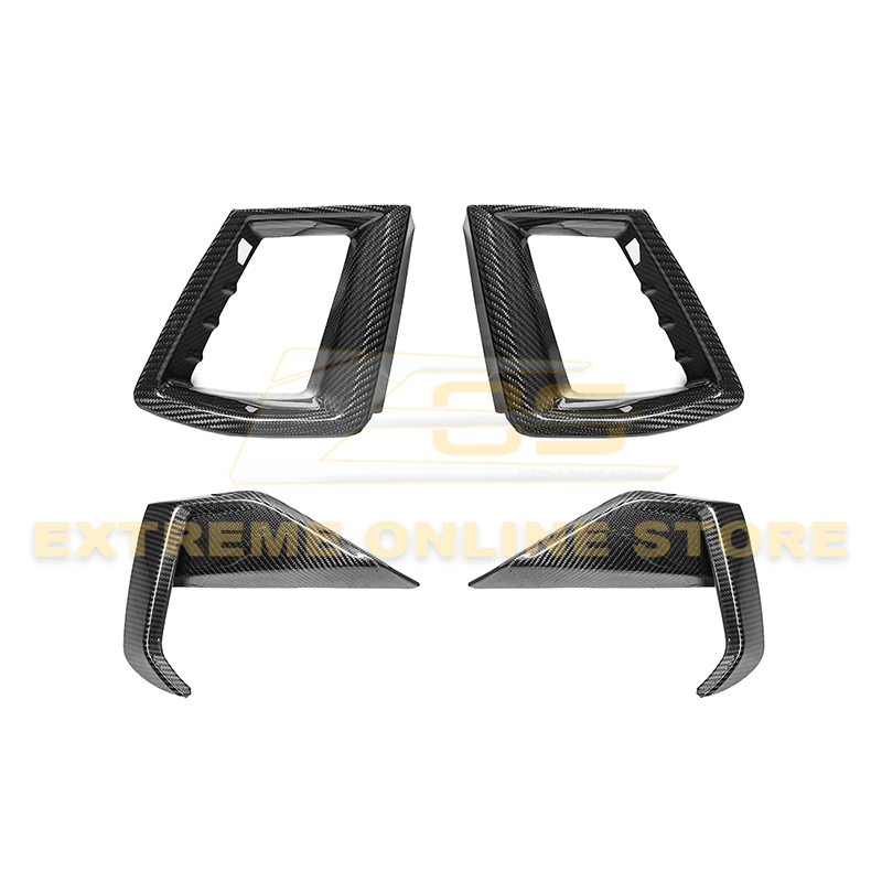 2024-Up Ford Mustang GT Front Upper & Lower Side Grille Inserts