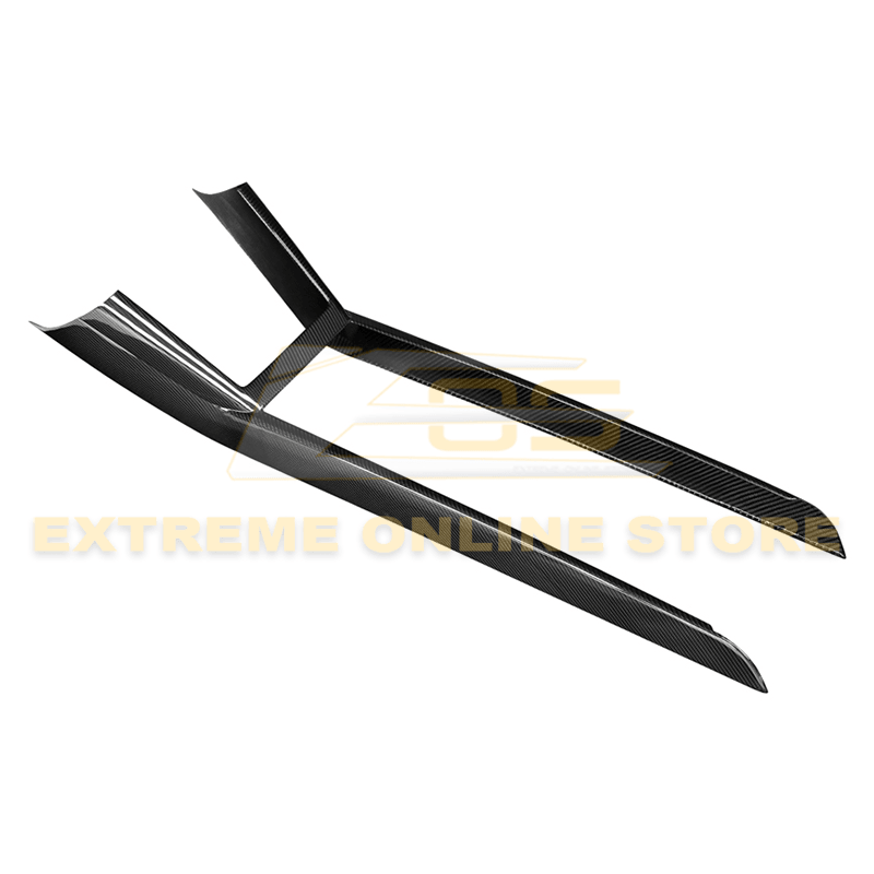 2024-Up Tesla Model 3 Carbon Fiber Interior Console Frame