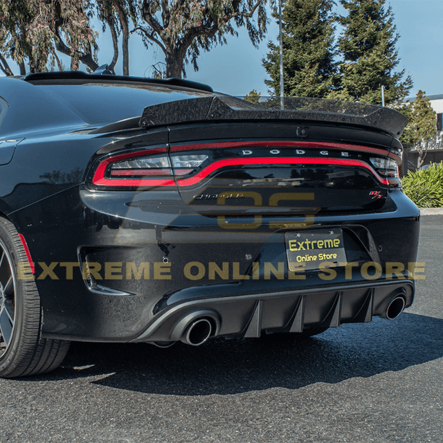 2015-Up Dodge Charger Rear Spoiler Wickerbill Flap Insert