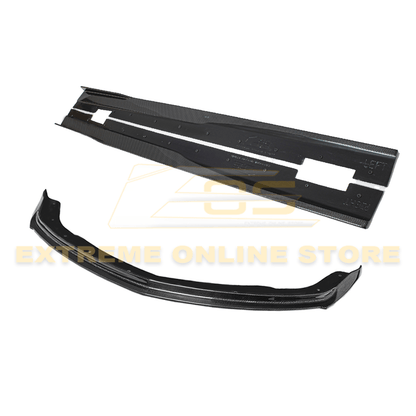 2008-09 Pontiac G8 Carbon Fiber Front Splitter & Side Skirts