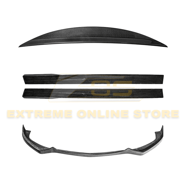 2013-15 Chevrolet SS Carbon Fiber Front Lip Splitter Side Skirts & Rear Spoiler