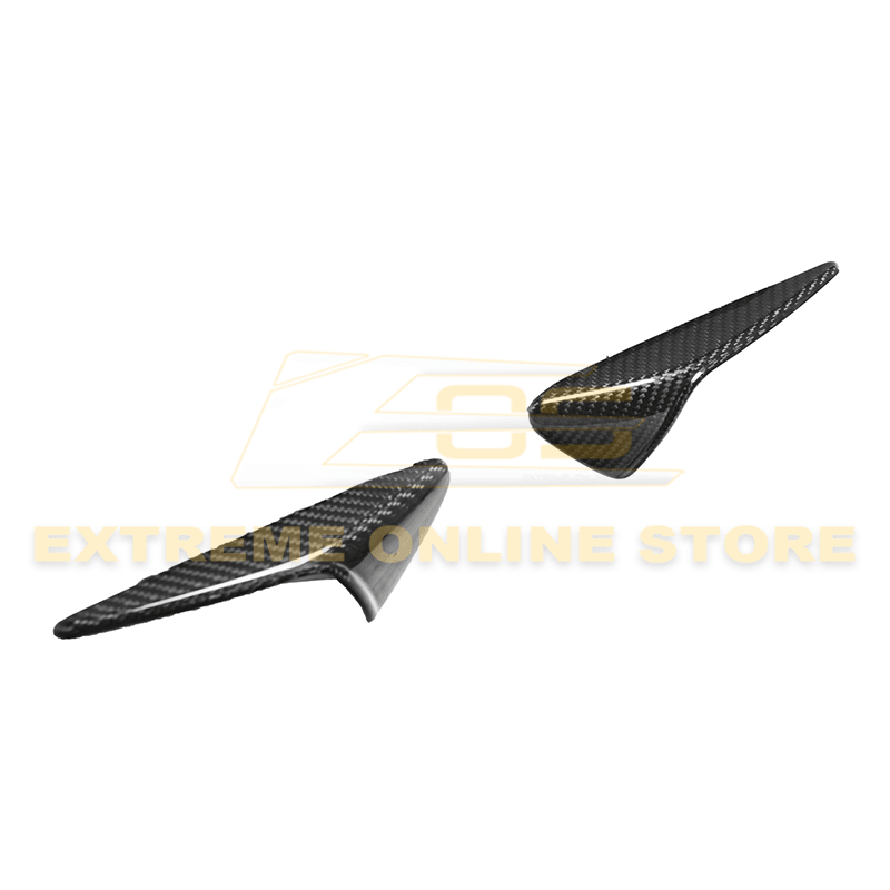 2020-Up Tesla Model 3 & Y Carbon Fiber Exterior Door Camera Covers