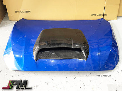 [JPMCarbon] JPM Carbon Fiber Hood Scoop Bonnet Vent Fits For 2015-2021 Subaru WRX / STI Only