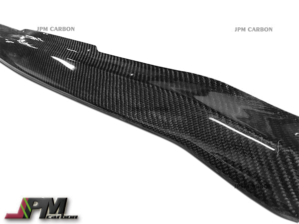 [JPMCarbon] HT Style Carbon Fiber Front Bumper Add-on Lip Fits For 2015-2017 Subaru WRX / STI Only