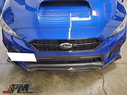 [JPMCarbon] HT Style Carbon Fiber Front Bumper Add-on Lip Fits For 2018-2021 Subaru WRX / STI Only