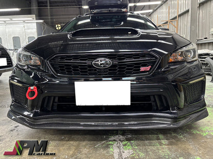 [JPMCarbon] VR Style Carbon Fiber Front Bumper Add-on Lip Fits For 2018-2021 Subaru WRX / STI Only