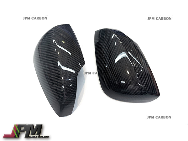 [JPMCarbon] OEM Style Carbon Fiber Replacement Mirror Covers Fits For 2015-2021 Subaru WRX / STI Only