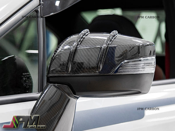 [JPMCarbon] RAR Style Carbon Fiber Replacement Mirror Covers Fits For 2015-2021 Subaru WRX / STI Only