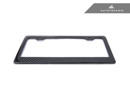 AutoTecknic Dry Carbon Fiber License Plate Frame
