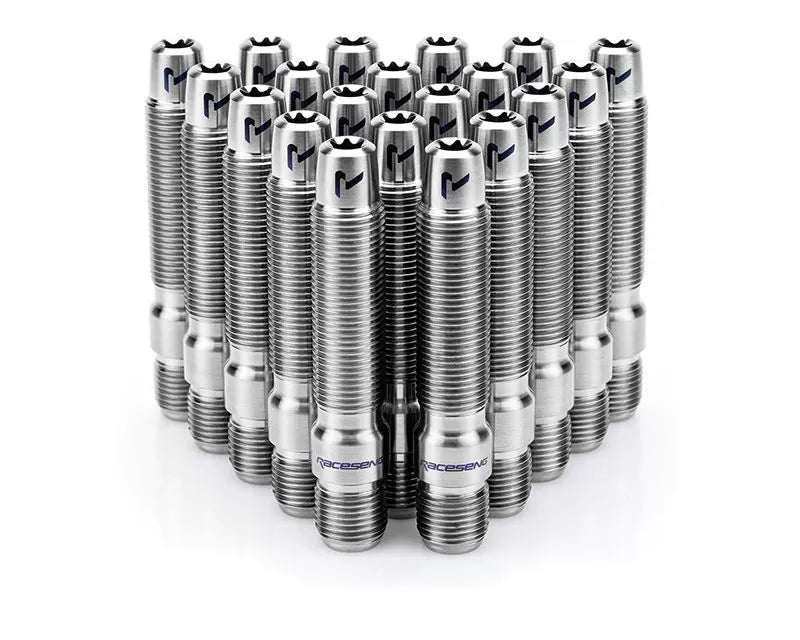 Raceseng Titanium Wheel Stud Conversion Kit - M14x1.5mm (80mm Length/Accommodates Up to 15mm Spacer)