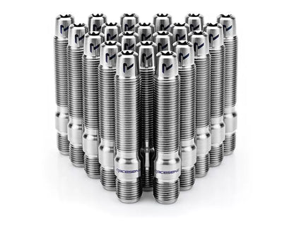 Raceseng Titanium Wheel Stud Conversion Kit - M14x1.5mm (80mm Length/Accommodates Up to 15mm Spacer)