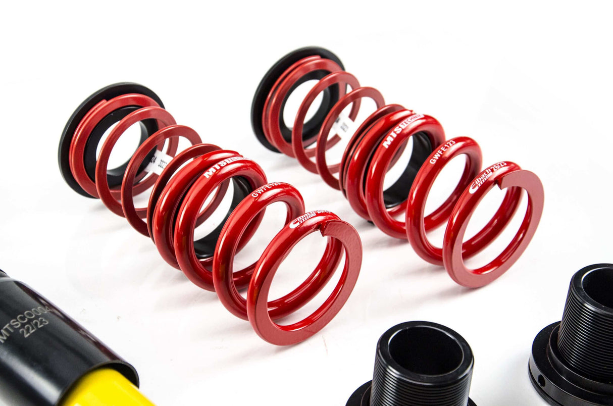 MTS Technik Street Series Coilover Kit - Without Front and Rear Top Mount, Inox Housing for 1992-1999 BMW 325is (E36)