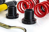 MTS Technik Street Series Coilover Kit - Without Front and Rear Top Mount, Inox Housing for 1992-1999 BMW 325is (E36)