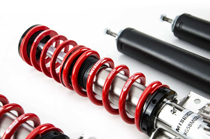 MTS Technik Street Series Coilover Kit - Without Front and Rear Top Mount, Inox Housing for 1995-2002 BMW Z3 (E36)