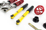 MTS Technik Street Series Coilover Kit - Without Front and Rear Top Mount, Inox Housing for 1995-2002 BMW 318ti (E36)